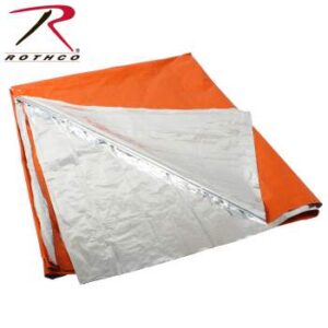 PONCHO TERMICO MARCA ROTHCO COLOR NARANJA SEGURIDAD