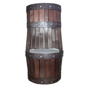 BARRIL DE MADERA PORTA VINOS
