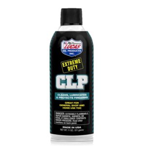Limpiador, lubricante y protector de armas CLP de fuego marca Lucas en aerosol 11Onz