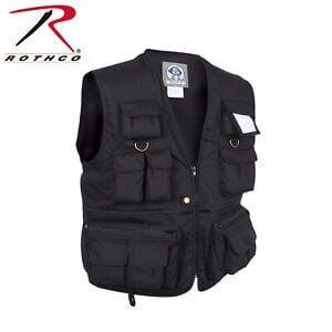 CHALECO DE VIAJE MARCA ROTHCO COLOR NEGRO TALLA XL/L