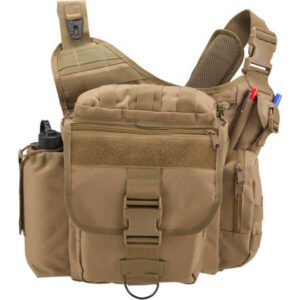 BOLSA DE HOMBRO MARCA ROTHCO MODELO XL COLOR COYOTE