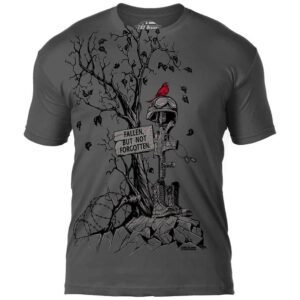 PLAYERA GRIS MARACA 7.62 ESTAMPADA TALLA MEDIANA