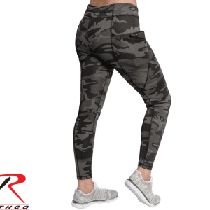 LEGGINGS MODELO WOMENS WORKOUT PERFORMANCE COLOR BLACK CAMO