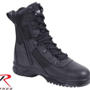 BOTA MODELO INSULATED CON ZIPPER COLOR NEGRO