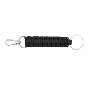 LLAVERO PARACORD COLOR VERDE Y NEGRO