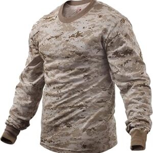 CAMISETA MANGA LARGA MARCA ROTHCO COLOR DESERT DIGITAL CAMO