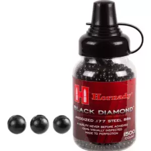 BOTELLA DE BALINES DE ACERO MARCA HORNADY CALIBRE 4.5