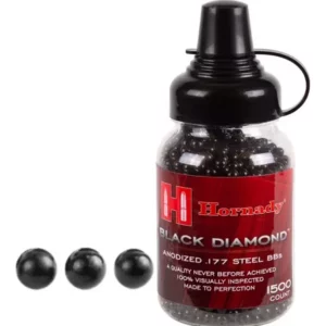 BOTELLA DE BALINES DE ACERO MARCA HORNADY CALIBRE 4.5