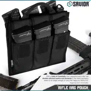 Bolsa para tolva de rifle - 6 cargadores-savior